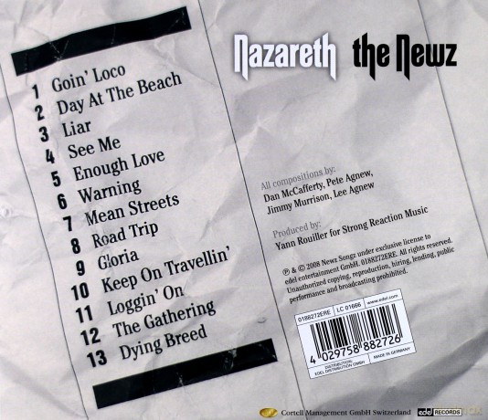 Nazareth: The Newz [CD]