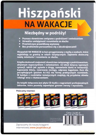 Na wakacje. Hiszpański dla początkujących [KSIĄŻKA]+[CD]