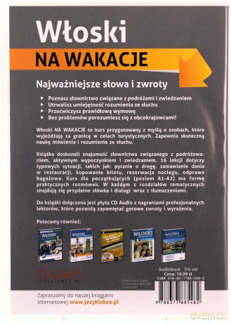 Na wakacje. Włoski dla początkujących [KSIĄŻKA]+[CD]