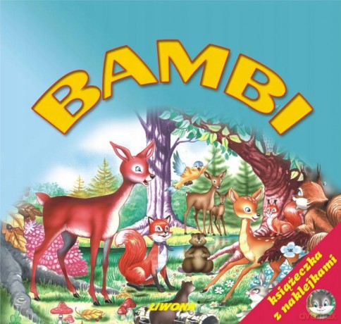 Naklejanka - Bambi [KSIĄŻKA]