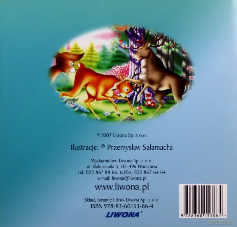Naklejanka - Bambi [KSIĄŻKA]