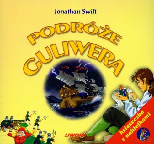 Naklejanka - Podróże Guliwera [KSIĄŻKA]