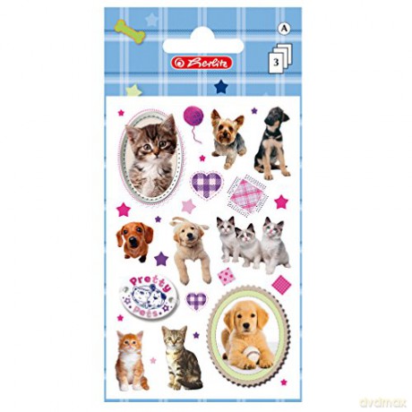 Naklejki A ozdobne Pretty Pets kot i pies