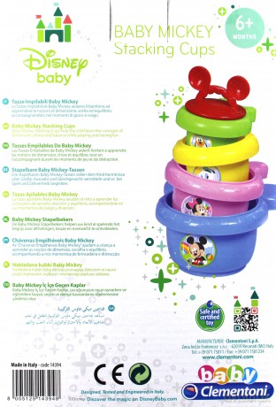 Nakładane kubki Baby Mickey