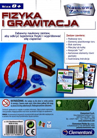 CLEMENTONI Naukowa zabawa. Fizyka i grawitacja