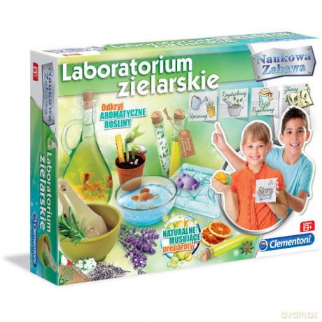 CLEMENTONI Naukowa zabawa. Labolatorium zielarskie