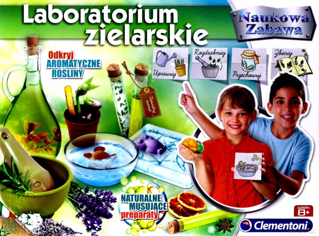 CLEMENTONI Naukowa zabawa. Labolatorium zielarskie