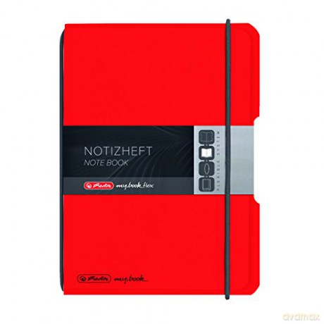Notatnik A5/40K kratka My.BookF czerwony
