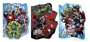 Notes kształtowy A6 Avengers (15 szt.)
