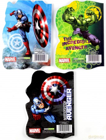 Notes kształtowy A6 Avengers (15 szt.)