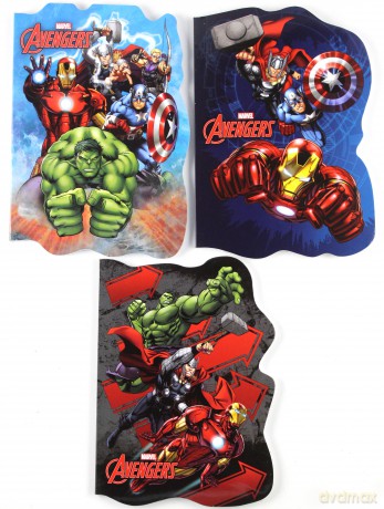 Notes kształtowy A6 Avengers (15 szt.)