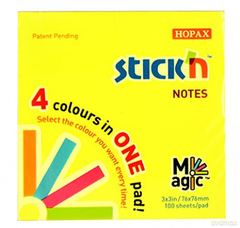 Notes samoprz. Magic Pad Neon mix 4 kolory