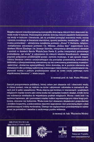 Oblicza wody w kulturze [KSIĄŻKA]
