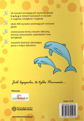 Obrazkowe ćwiczenia logopedyczne F, W, K, G [KSIĄŻKA]