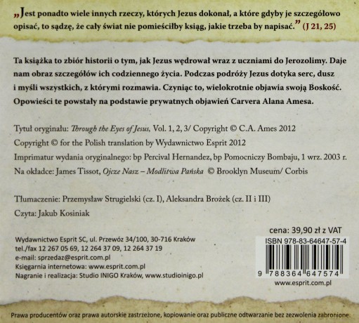 Oczami Jezusa [AUDIOBOOK] [CD-MP3]