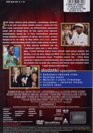 Przywódca. Zwariowana kampania prezydencka [DVD] (Głowa Państwa)
