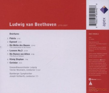 Neumann/Lgo/Keilberth/Bams: Beethoven: Overtueren(Fidelio,Egmont [CD]