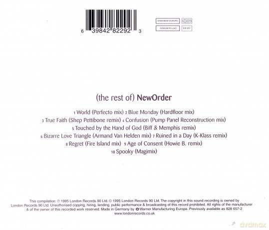 New Order: Rest Of [CD]