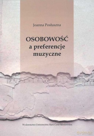 Osobowość a preferencje muzyczne [KSIĄŻKA]
