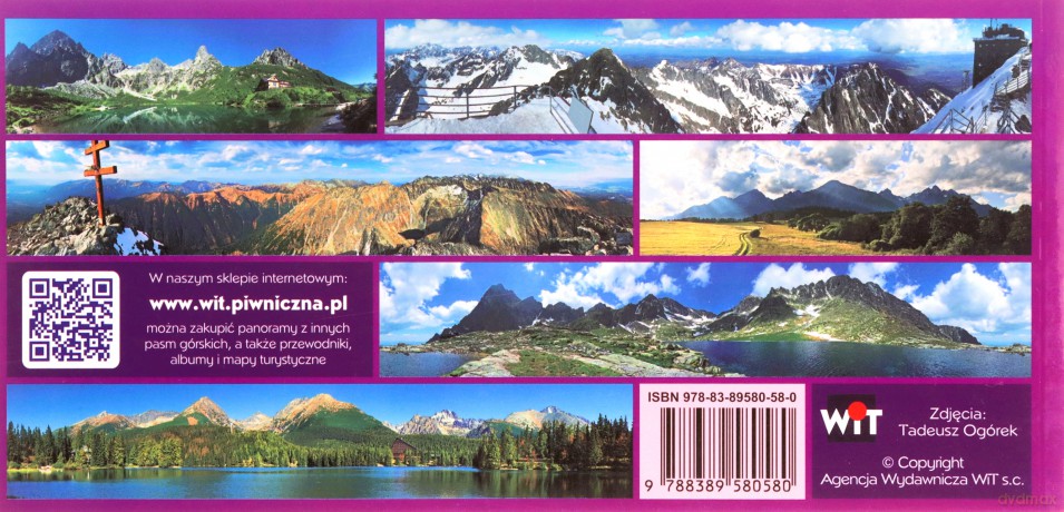 Panoramy widokowe TATRY Wysokie Słowackie [KSIĄŻKA]