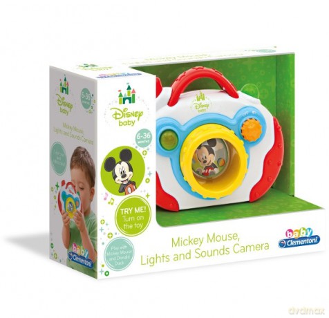 CLEMENTONI Pierwszy fotoaparat Myszka Mickey