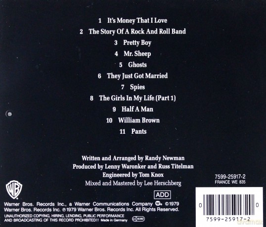 Randy Newman: Born Again [CD]