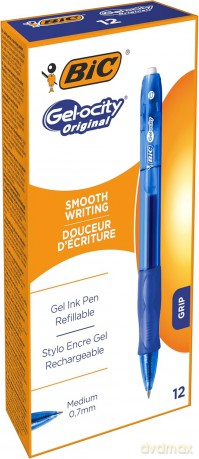 Pióro żelowe Velocity Gel - niebieski (12 szt.)