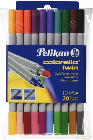 Pisaki Colorella Twin C304 10 szt - 20 kolorów