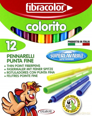 Pisaki Colorito 2,6mm 12 kolorów