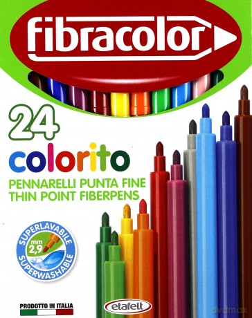 Pisaki Colorito 2,6mm 24 kolorów