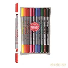 Pisaki Double Point 10 kolorów w etui