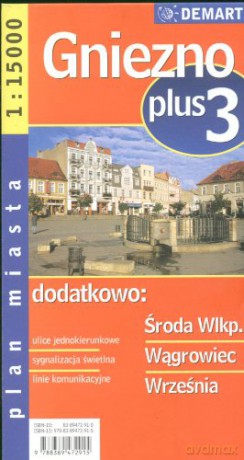 Plan miasta Gniezno +3 1:20 000