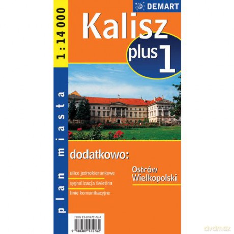 Plan miasta Kalisz/Ostrów Wielkopolski +1 1:14 000 [KSIĄŻKA]