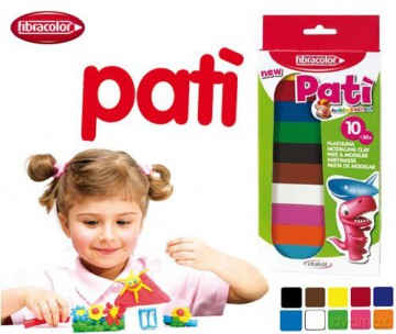 Plastelina Pati 10 kolorów x 30 gr.