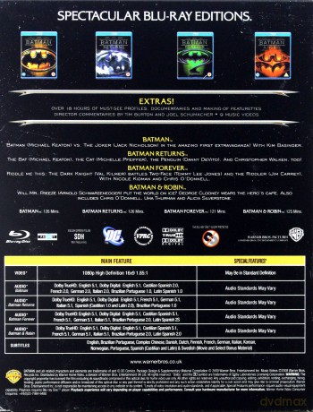 Batman: The Motion Picture Anthology [4xBlu-Ray]