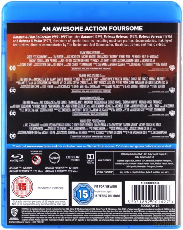 Batman: The Motion Picture Anthology [4xBlu-Ray]