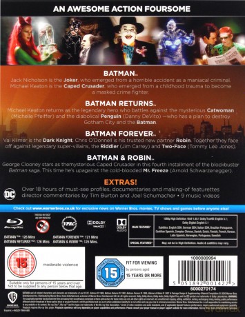 Batman: The Motion Picture Anthology [4xBlu-Ray]