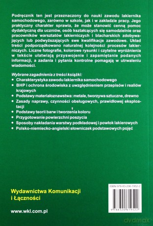 Podstawy lakiernictwa samochodowego [KSIĄŻKA]