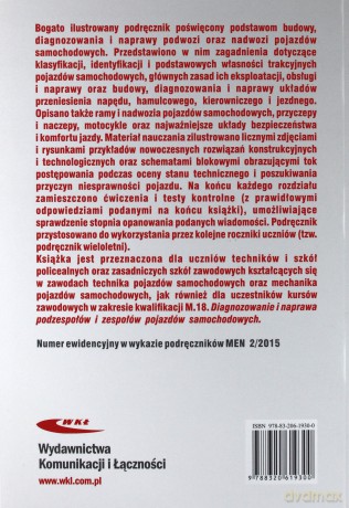 Podwozia i nadwozia pojazdów samochodowych [KSIĄŻKA]