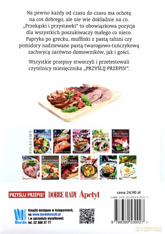 Przekąski i przystawk. 60 najlepszych przepisów [KSIĄŻKA]