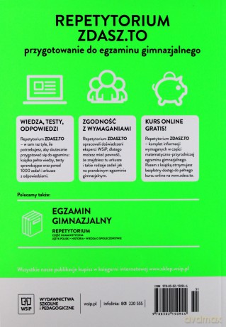 Repetytorium. Egzamin gimnazjalny część matematyczno-przyrodnicza [KSIĄŻKA]