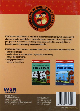 Rymowanki Odkrywanki - Układanka edukacyjna Domek