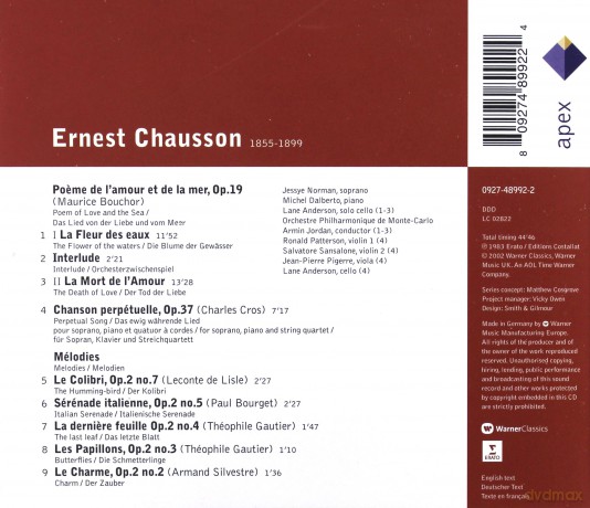 Norman/Dalberto/Omc/Jordan: Chau: Poeme De L\'amour Et De La [CD]