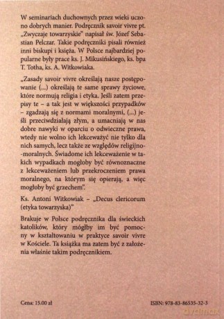 Savoir vivre w Kościele. Podręcznik dla świeckich [KSIĄŻKA]