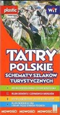 Schematy szlaków turystycznych. Tatry folia