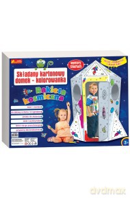 Składany kartonowy domek - Rakieta kosmiczna