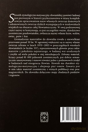 Słownik etymologiczno-motywacyjny słowiańskiej (Tom 1) [KSIĄŻKA]