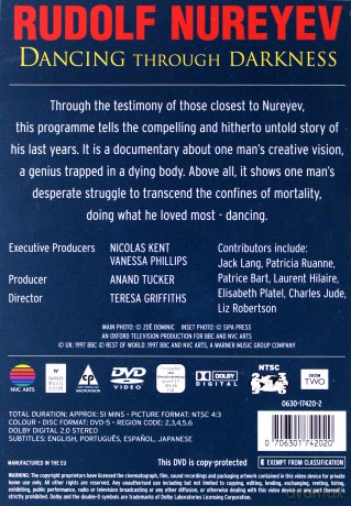 Rudolf Nureyev: Dancing Through Darkness [DVD]