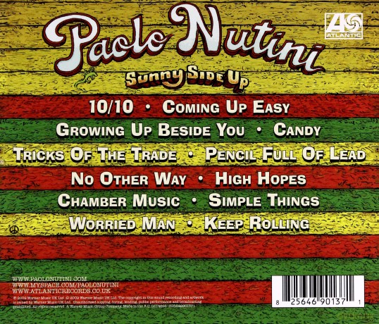 Paolo Nutini: Sunny Side Up [CD]