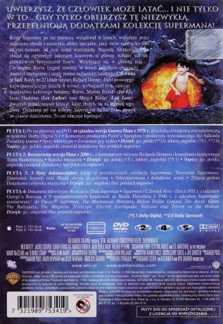 Superman edycja specjalna [4DVD]